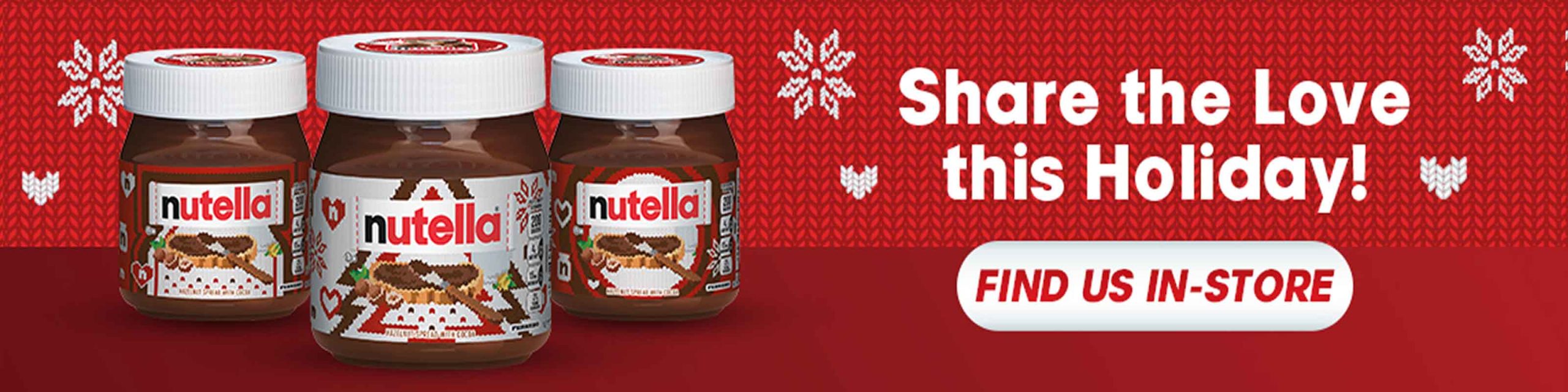 Share the sweets for the special Nutella