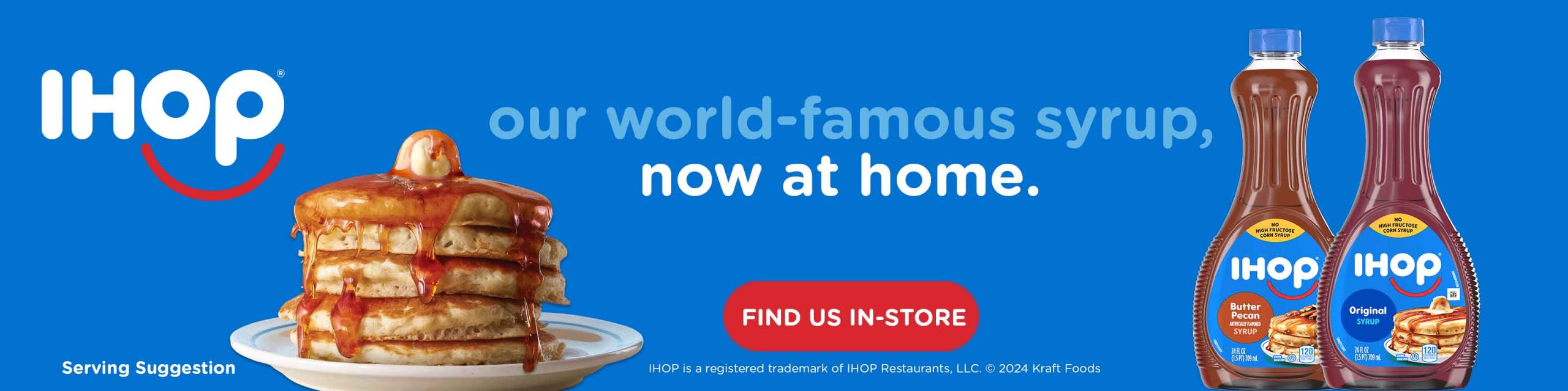 Find iHOP Syrups in our stores